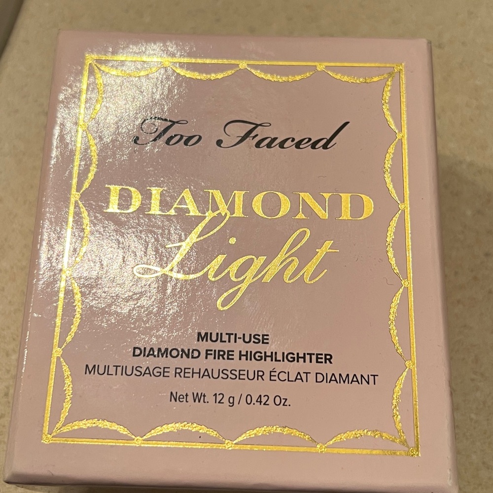 Too Faced Diamond Light Highlighter in Pink and Gold